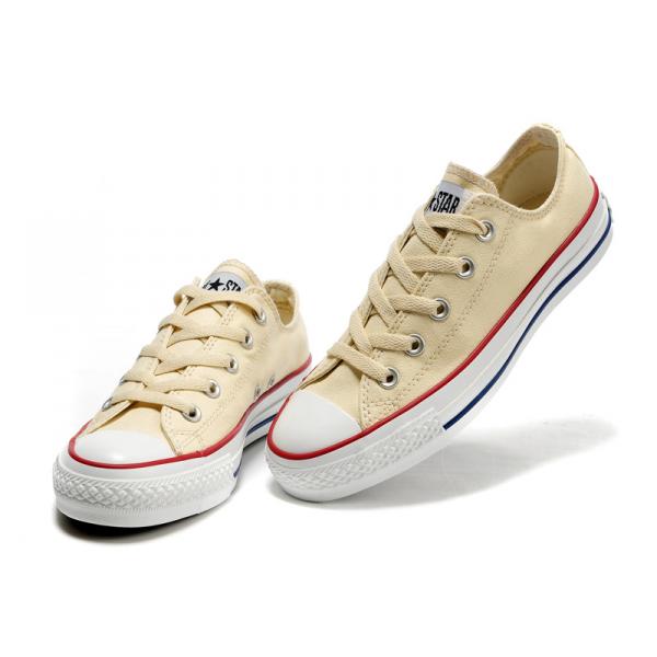 converse basse femme beige