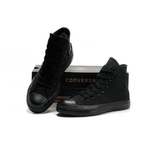 converse femme montant noir